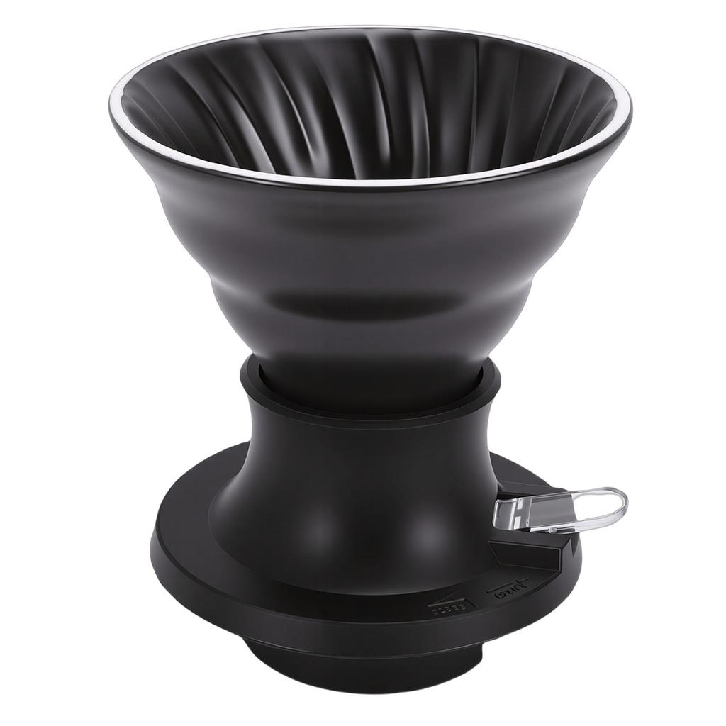 Pour Over Coffee Dripper Ceramic Heat Proof Immersion Cone Coffee Maker Dripper Filter Holder for Home Travel Office