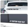 Custom Social Media Logo & Name Sticker – Personalized Vinyl Car Window Decal for Facebook IG TikTok YouTube,Durable Waterproof