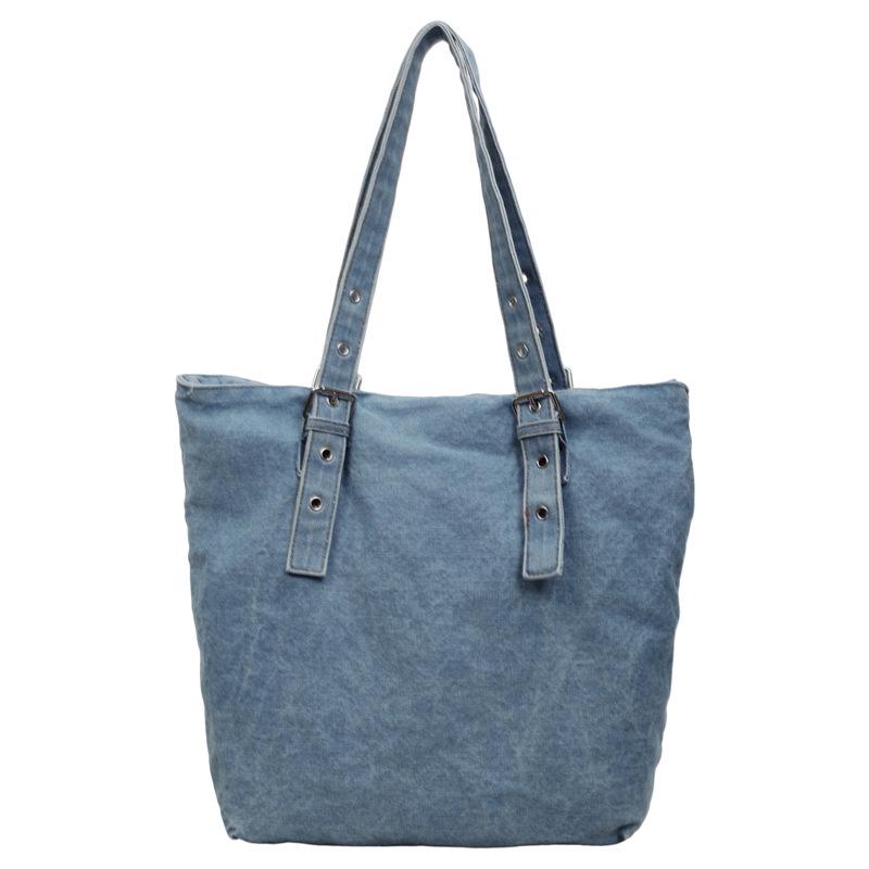 Japanische Retro-Denim-Crossbody-Tasche für Damen – Lässige künstlerische Umhängetasche für Studenten