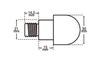 POSH 031079-14-10 Motorcycle Goods Handlebar End Big Bar End M16 for Yamaha Cars (Weight
