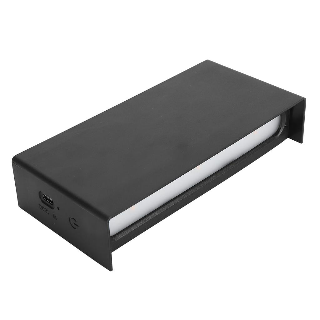 LED Wall Lamp Stepless Dimming Rechargeable Magnetic Adhesive Up Down Lighting Wall Light for Living Room Hallway