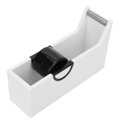 Dispenser Porta Nastro Adesivo Professionale per Estensioni Ciglia Taglierino Portatile per Scrivania Ufficio Bianco