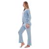 Keanu Womens/Ladies Waffle Long Pyjama Set