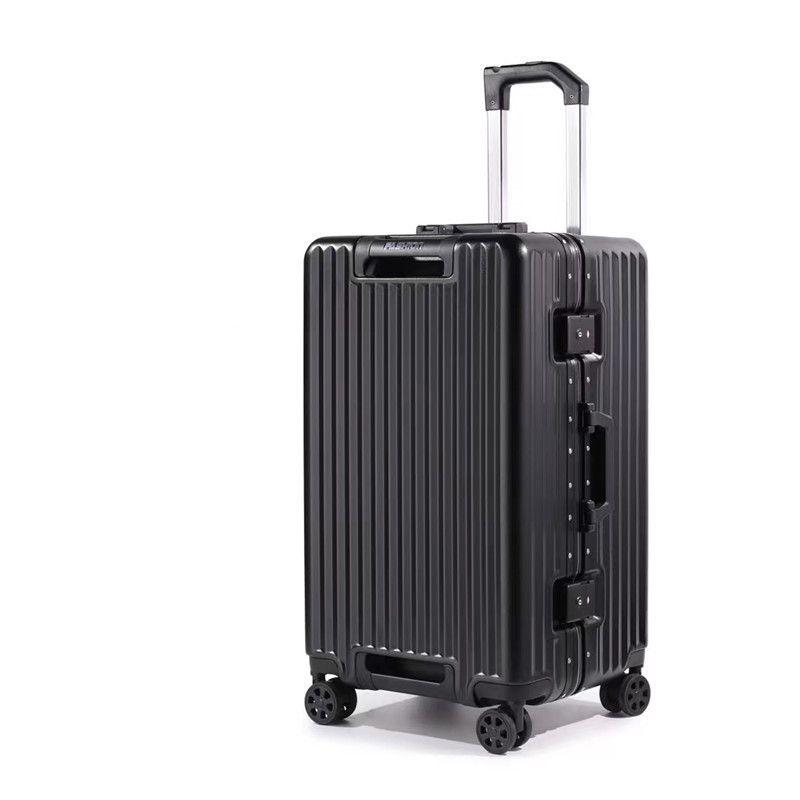 2025 Women's Large Capacity Trolley Suitcase - Aluminum Frame, Combo Lock, Silent Universal Wheels, Fashionable Travel Case