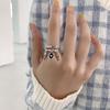 Distressed Style Vintage Money Bag Design Double Layer Open Ring For Fashion Enthusiasts