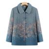 Middle-Aged Women's Floral Autumn Jacket