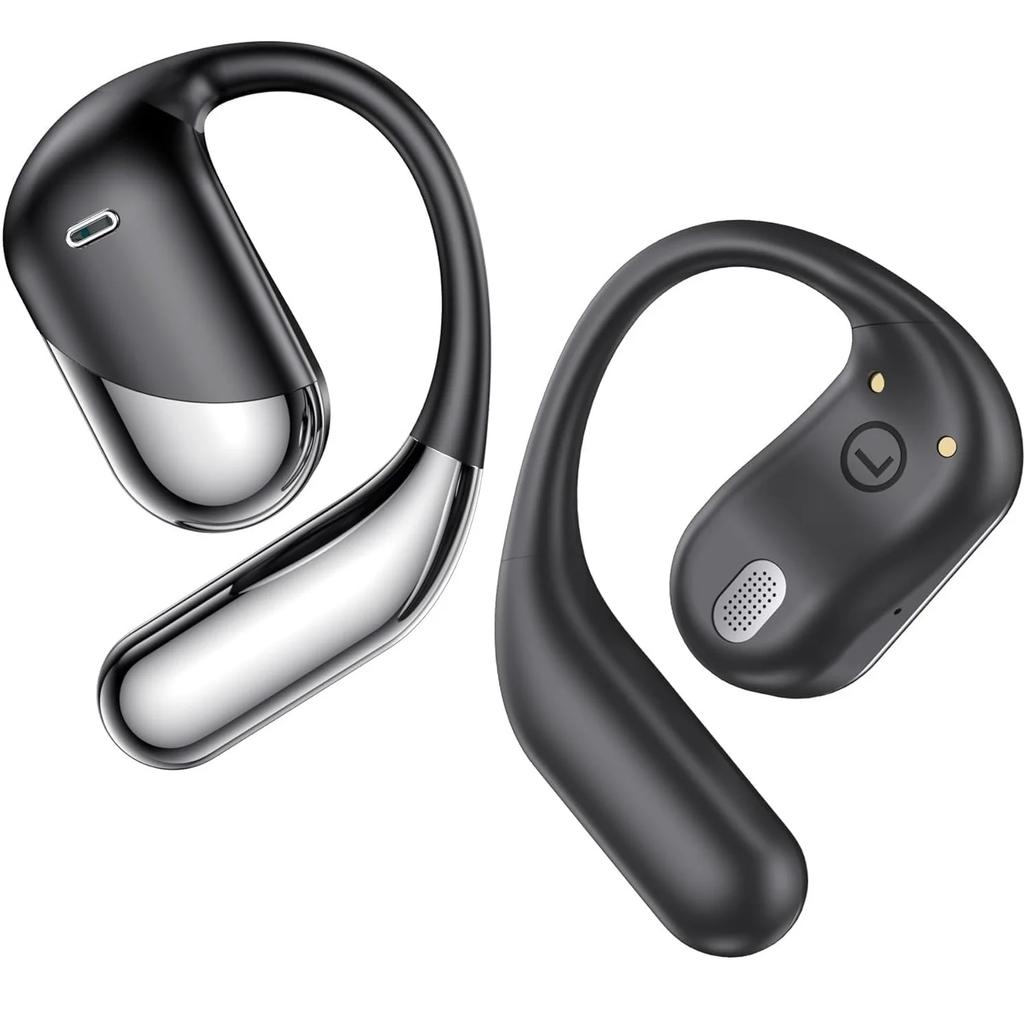 Wireless Bluetooth AI Real-time Language Translation Earphones 144 Languages Ear Hanging Headphone Translator for Travel Busine