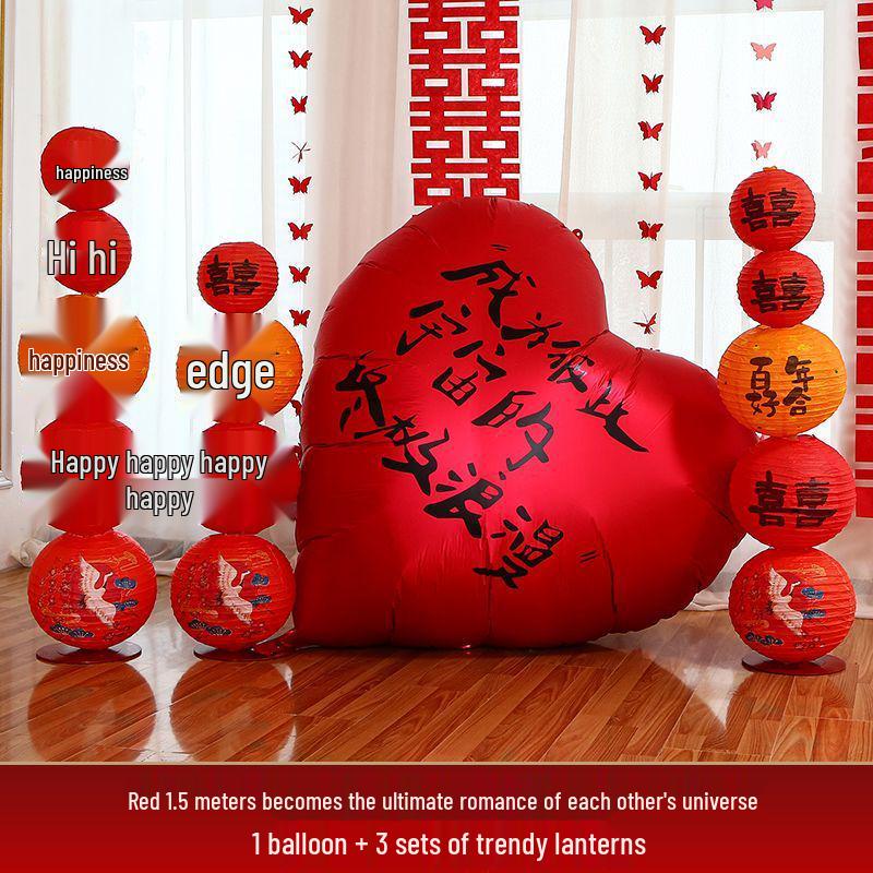 Heart-Shaped Balloons for Engagement, Wedding Decor, and Proposal - Free Shipping