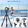 XXZU Camera SLR Smartphone Video Travel Quick Panoramic Ball Reversible Center Storage Case 10kg Load Compatible with Digital and Smartphones Tripod,