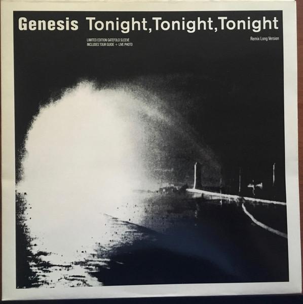 12-дюймовая пластинка GENESIS Tonight Tonight Tonight Remix Lo GENSG412 VIRGIN 1987 UK Rock Б/у