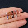 Piercing Ring For Women Curved Barbell Eyebrow Stud Ball Nose Ring Fake Lip Stud Piercing Jewelry
