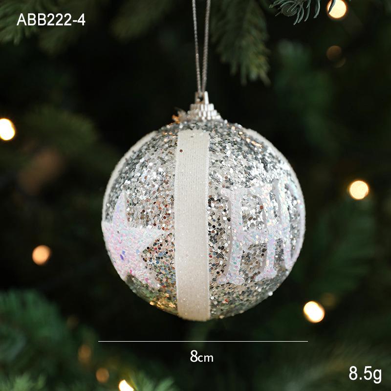 Cross-border Christmas Tree Hanging Ornament: Decorative Ball
