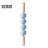 Back Massage Stick Foam Roller 4-Ball Stick, Deep Tissue Muscle Sore Pain Relief Arm Massager, Massager for Leg Belly