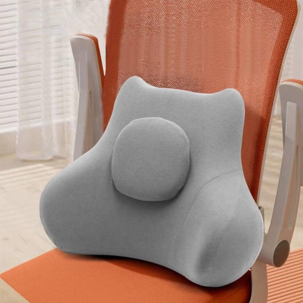 Ergonomic Chair Back Cushion Comfort Padding Waist Pillow Comfortable Office Seat Back  Home
