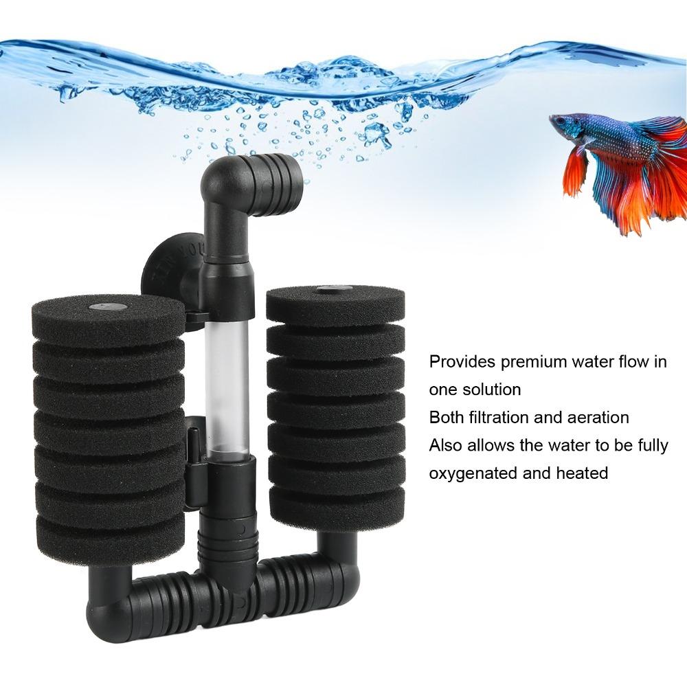 High Density Sponge Bio Sponge Filter Plastic Aquarium Air Filter Fish Tank Filter  Aquarium