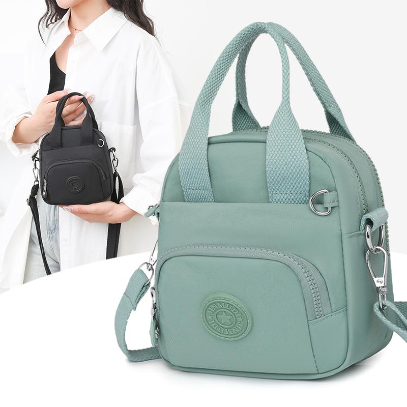 Leichte Umhängetasche mit mehreren Fächern für Mütter mittleren Alters und ältere Mütter Handytasche Reisehandtasche