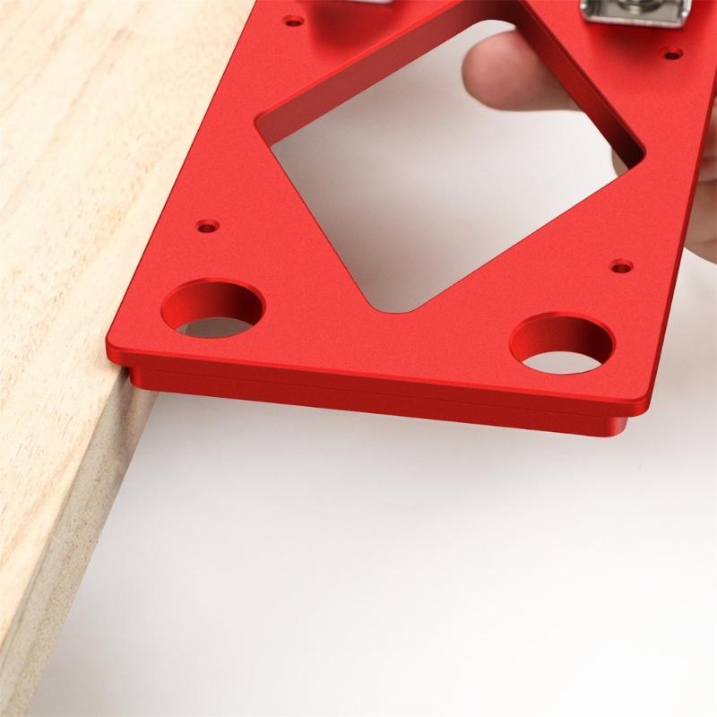 Aluminum 90°Right Angle Guide Rails 90 Degree Angle Stop Precise Cutting Tool For Woodworking And Carpentry Operations