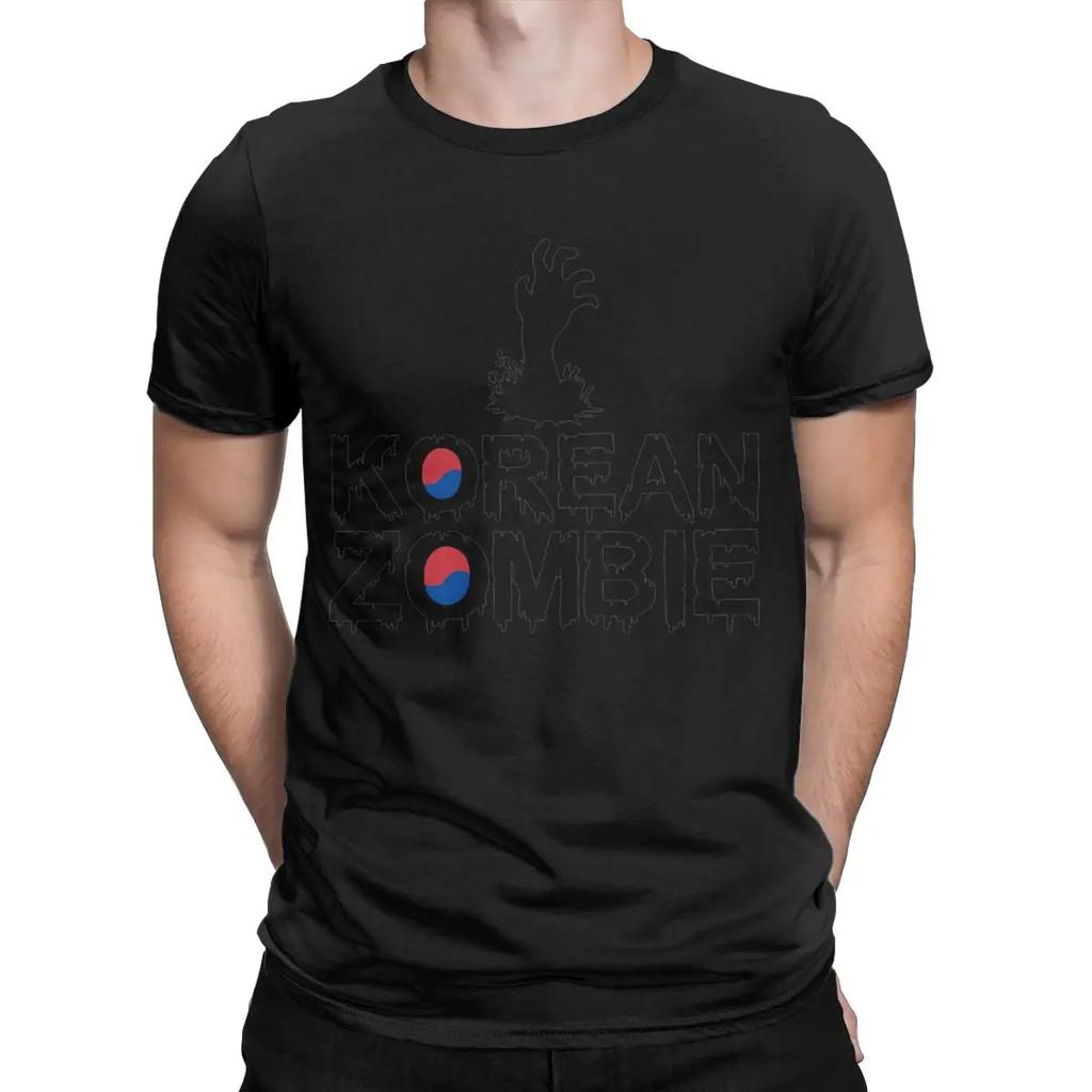 Men's T-Shirt Korean Zombie Chan Sung Jung Amazing Cotton Tee Shirt Short Sleeve T Shirts Round Neck Tops Summer
