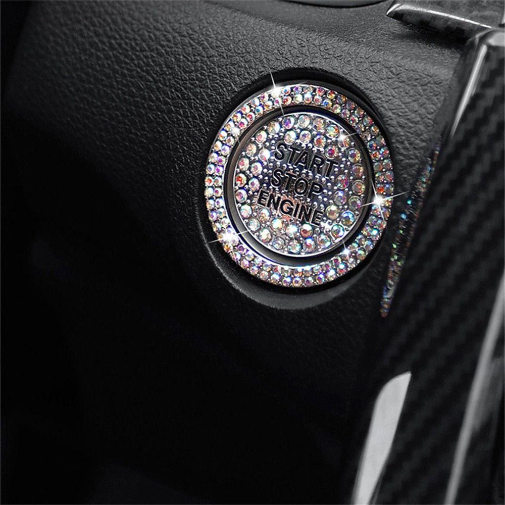 Decoration Onekey Start Stickers Engine Ignition Start Car Start Switch Button Switch Button Decor