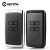 KEYYOU Entrada Sin Llave de Repuesto Para Renault Megane IV Espace 5 Scenic DUSTER CUPTUR KOLEOS Mando a Distancia Plegable Carcasa de Llave de Coche 4 Botones