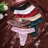 Women Sexy Lace G-String European And American High Quality Underwear BowTransparent Hollow Lace Pattern Women's Lingerie