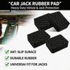 Solid Rubber Lifting Pads Heavy Duty Lifting Blocks Non-Slip Spacers for Car Jacks High Load Protector for Jack and Racks