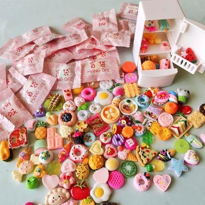 5/30/60 Stück Mini-Simulation Supermarkt Snack Blindbeutel Niedliche Kinderparty Küchenzubehör Blindbox Spielzeug Zufällig gesendet