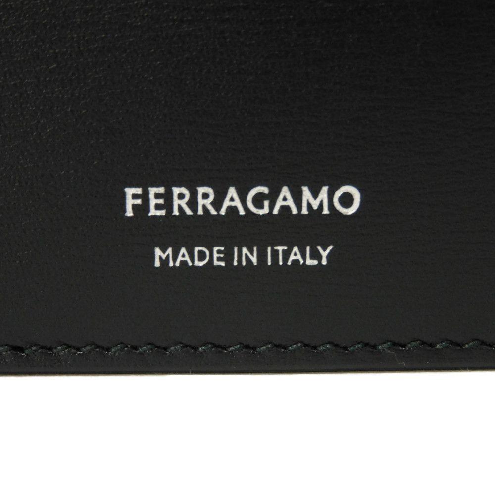 Used 9896 Bifold Wallet 661329 7941 Current RFID coin purse Unused New logo Black Men's from Japan AUTHENTIC