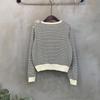C S In The Room Paro Long Sleeve Knit Cardigan Color Stripe 2Color