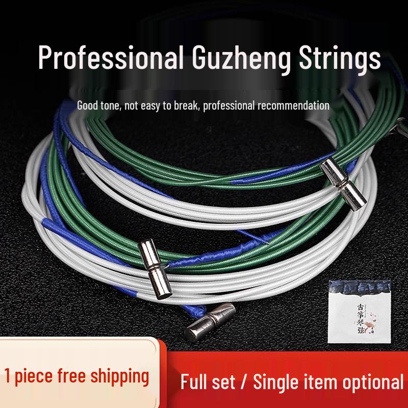 Beginner to Professional 135CM Guzheng Strings - Full Set for Small, Half, and Children's Guzheng (80, 90, 105, 125).