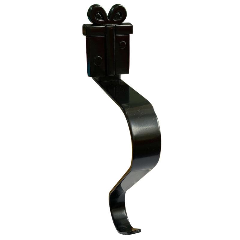 

2024 Christmas Snowflake Metal Stocking Hooks for Fireplace, S-Shaped Design