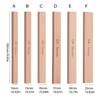 Overflow Resistant Zippers Gluing Guide Ruler 11m 13mm 15mm 17mm 18mm 21mm for Sewing Quilting
