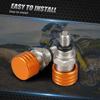 M5 Entlüftung Wasserdichtes Vorderradgabel-Entlüftungsventil für Yamaha YZ TTR WR 125 250 450F Suzuki DRZ RM RMX RMZ Kawasaki Honda