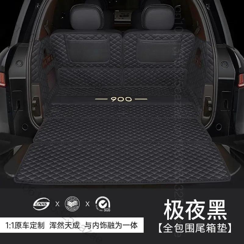 For Lynk&Co 900 PHEV 2025 2026 Car Boot Mat Rear Trunk Liner Cargo Leather Floor Carpet Tray Protector Accessories Mats