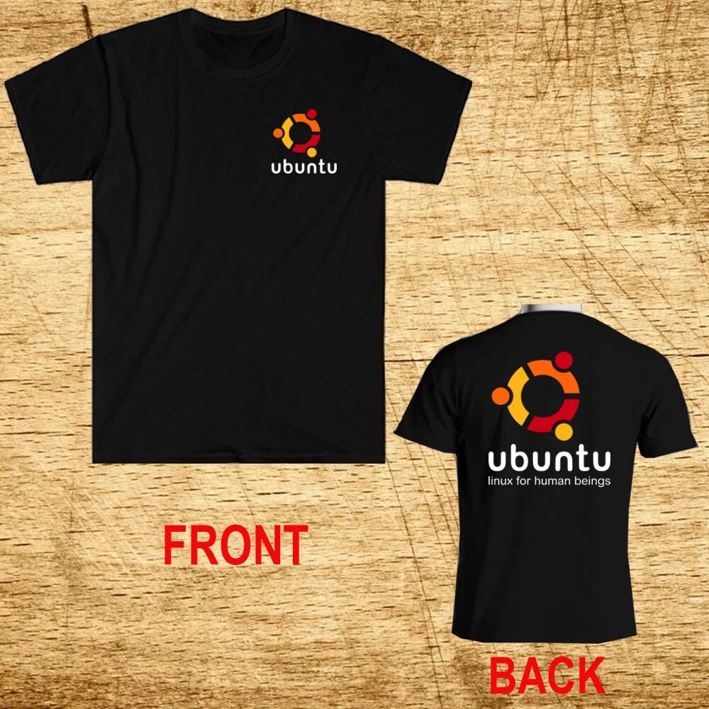 Ubuntu Linux Operating System Men s Black Size S-5XL XXXL