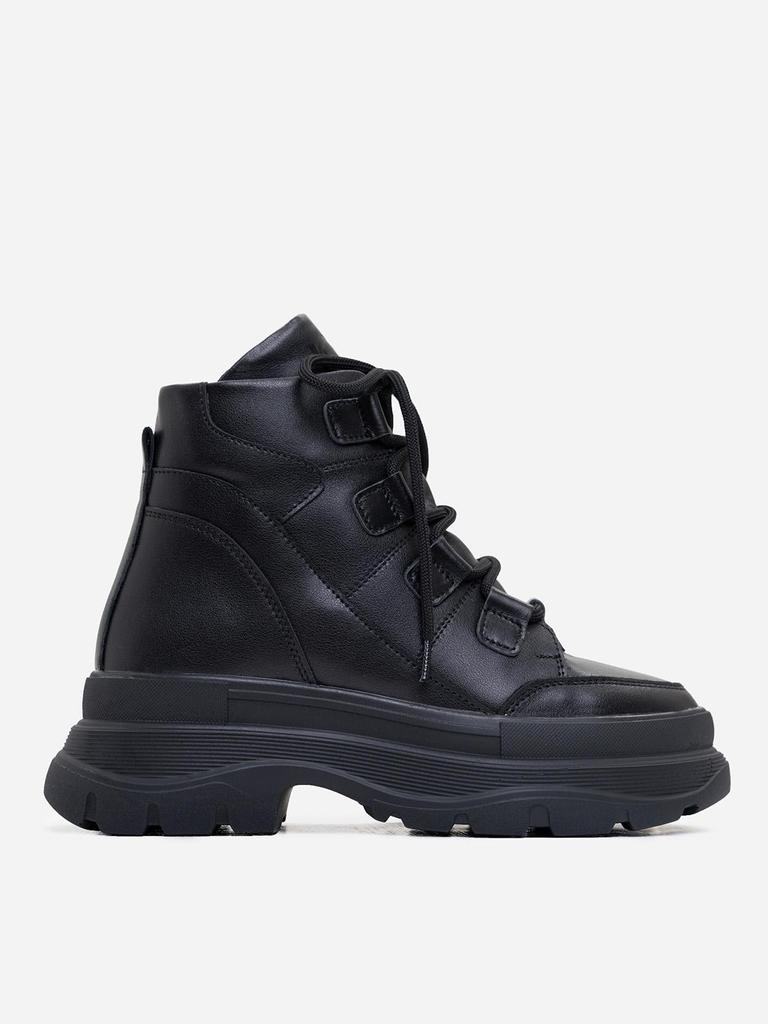 Winter Leather Boots with Fur ISSA PLUS