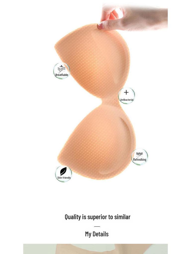 Seamless Latex Sports Bra for Women - No Steel Ring, Anti-Sagging, Small Chest, Beautiful Back, Solid Color