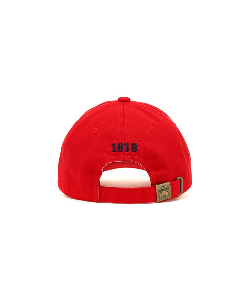 BROOKS BROTHERS [Unisex] Baumwoll-Baseballkappe mit Logo (rot) (Bbacmm7319Des)