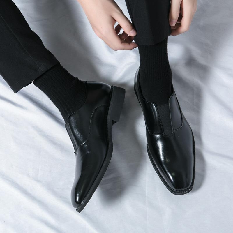 Große Lederschuhe Herren neue japanische Fußbedeckung Businesskleid Hochzeitsschuhe täglich Büroarbeit Derby Schuhe Herren
