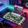 Custom Name Personalized Borussia Monchengladbach Pattern Mousepad, Laptop PC Desk Mat, Decorative Desk Mat for Home Keyboard Pad Gift
