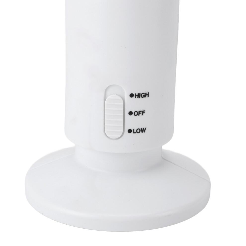 Mini Tower Fan Bladeless Desk Fan Quiet Cooling, White, 6x33cm