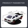 Retro Alloy Car Models Toys Automatically Drift Rotating Car Interior Home Dormitory Decoritems Metal Models Decoration Crafts
