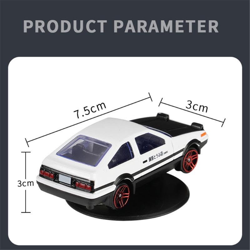 Retro Alloy Car Models Toys Automatically Drift Rotating Car Interior Home Dormitory Decoritems Metal Models Decoration Crafts