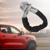 43000lbs Soft Shackle Synthetic Rope with Extra Sleeve Heavy Duty Tow Shackle Strap for Sailing SUV Off Road Towing ATV Recovery