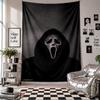 Wall TapestryScream Ghostface Art Hanging Cloth Decorative Background Cover for Room Decoration