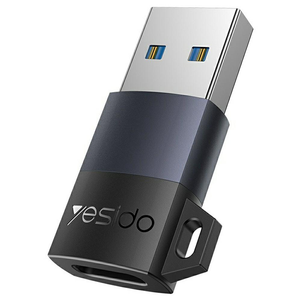 

YESIDO GS34 USB-C Female to USB-A Male Adapter Data Transfer Fast Charging Converter A