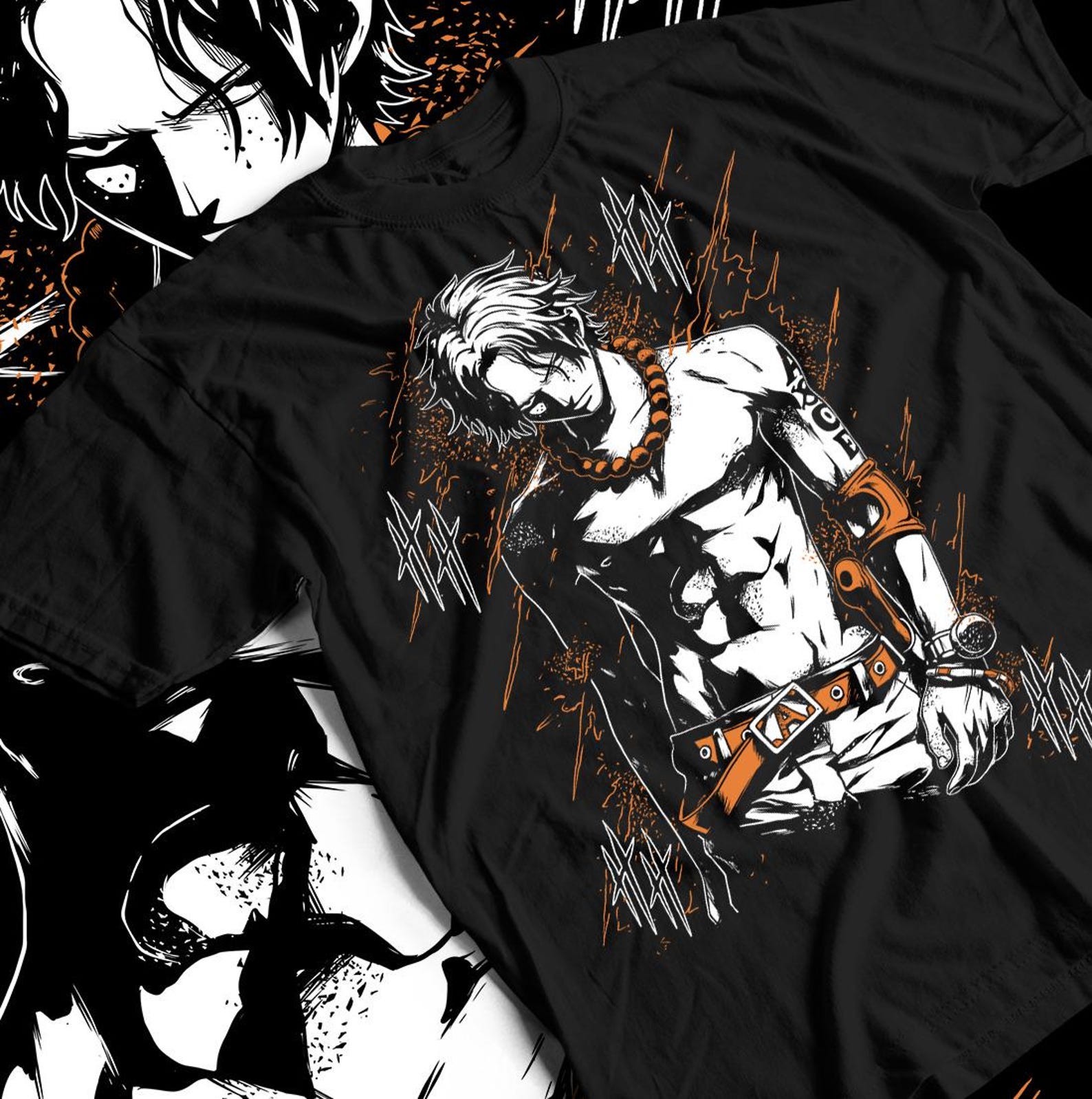 Vintage Anime Manga Fighting Graphic Tee | Video Game Style S