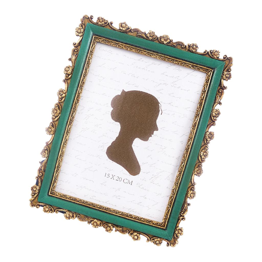 Retro Picture Frame Antique Ornate Photo Frame Tabletop and Wall Hanging Old Fashioned Picture Frame,Decorative Frame