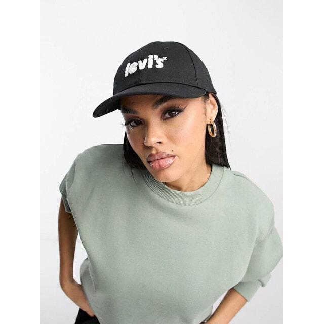 

Levi s cap in black with poster logo