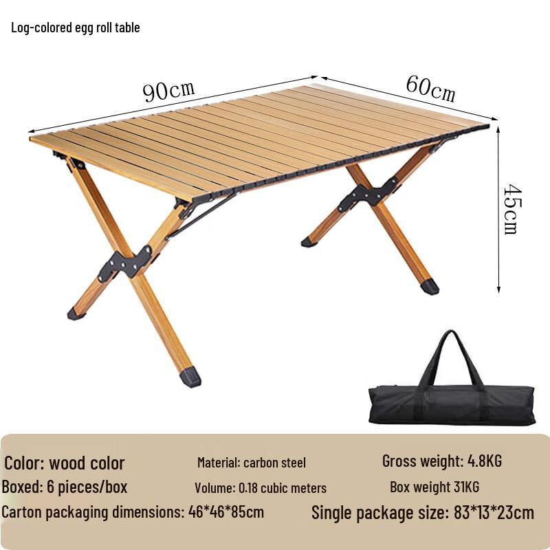 Yiyayun Outdoor Folding Camping Table & Chair Set